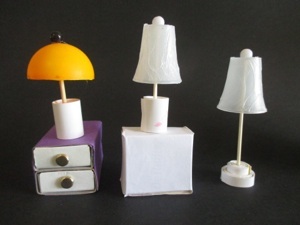 How to make miniature lamps pictures coffee table potted plant